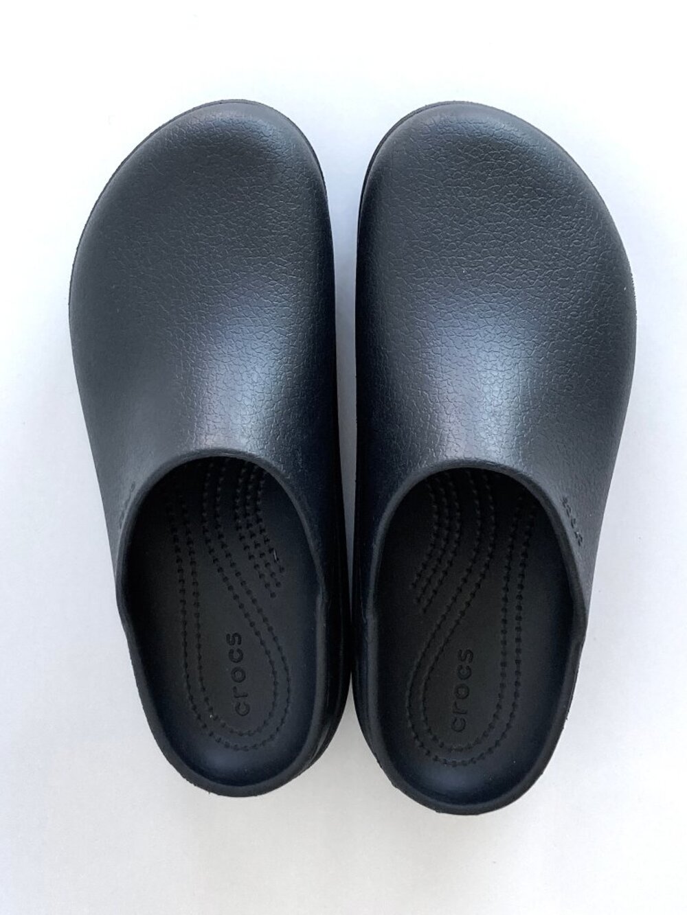 Crocs DYLAN Platform Clogs Faux Leather sz 9 - Picture 6 of 11